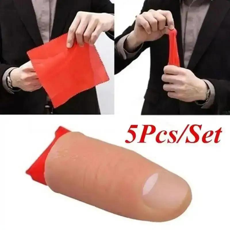 Thumb Tip Magic Trick Set - 5 Buah/Set Laris Ujung Jempol Lembut