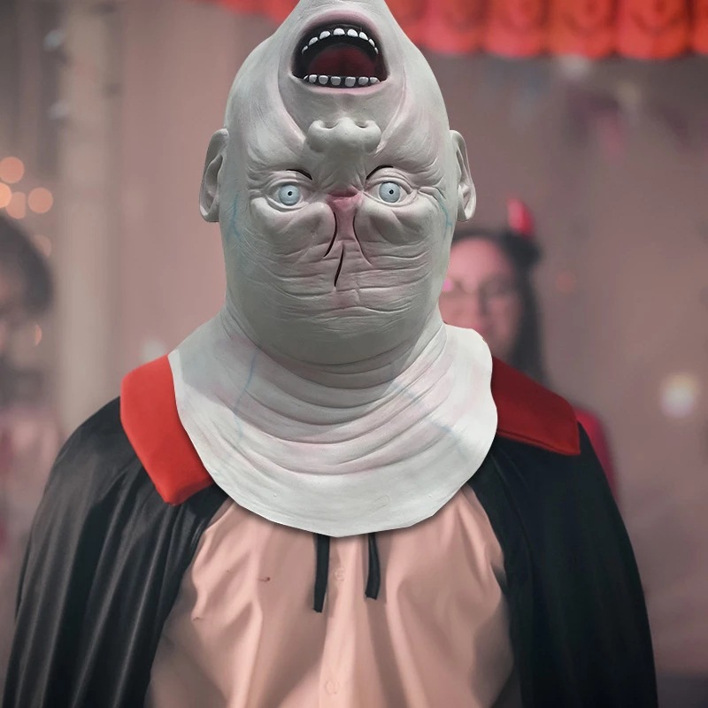 Latex Alien Mask Realistic - Topeng lateks realistis berbentuk monster berparuh