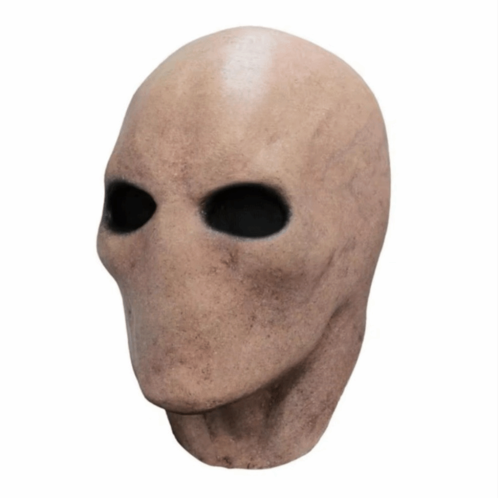 Latex Alien Mask Realistic - Masker Ramping Halloween Pria Tanpa Wajah