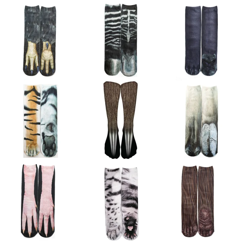 Funny Chicken Leg Socks - Kaus kaki lucu 3d cetak lucu
