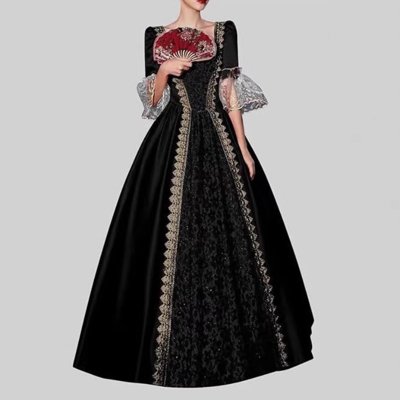 Costumes - Gaun Wanita S-5XL Baru Gaya Abad