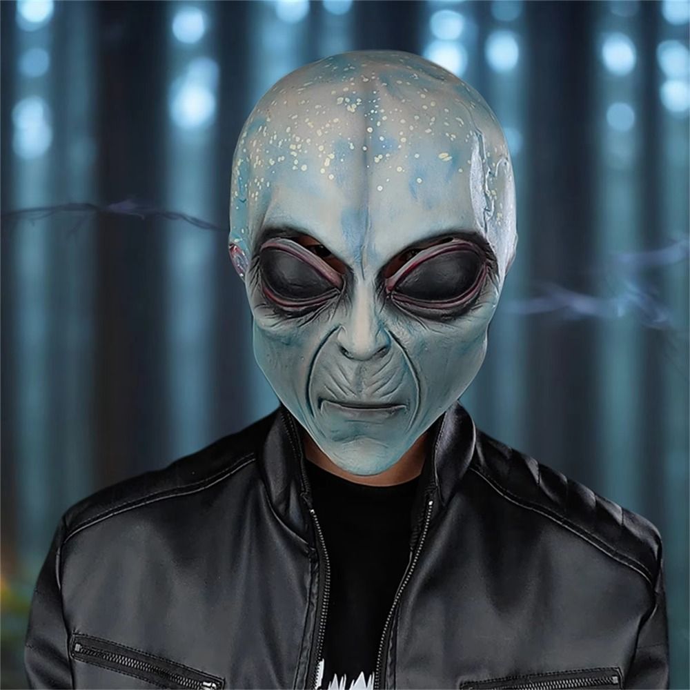 Latex Alien Mask Realistic - Topeng Alien Bahan Lateks, Topeng Kepala