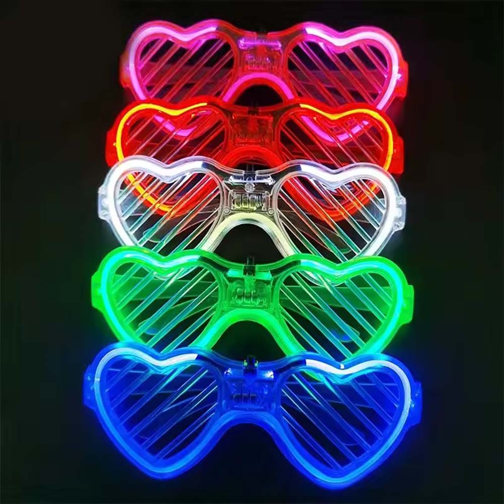 Glow In The Dark Party Glasses - 10/20/50 Buah Kacamata Menyala Dalam Gelap