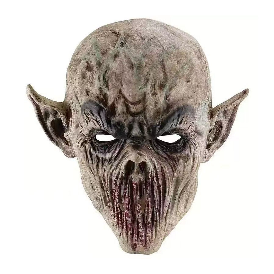 Latex Alien Mask Realistic - Topeng Monster Menyeramkan Halloween, Topeng Wajah