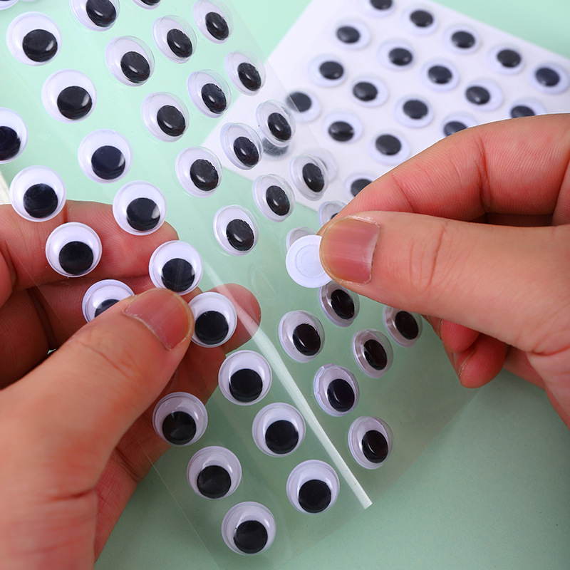 Party Supplies - Stiker Mata Googly Plastik Perekat Sendiri
