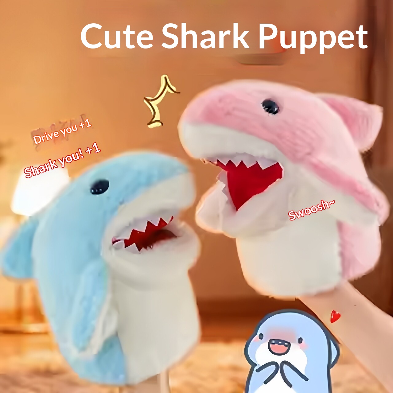 Prank Toys - Boneka Tangan Hiu Boneka Hiu Plush
