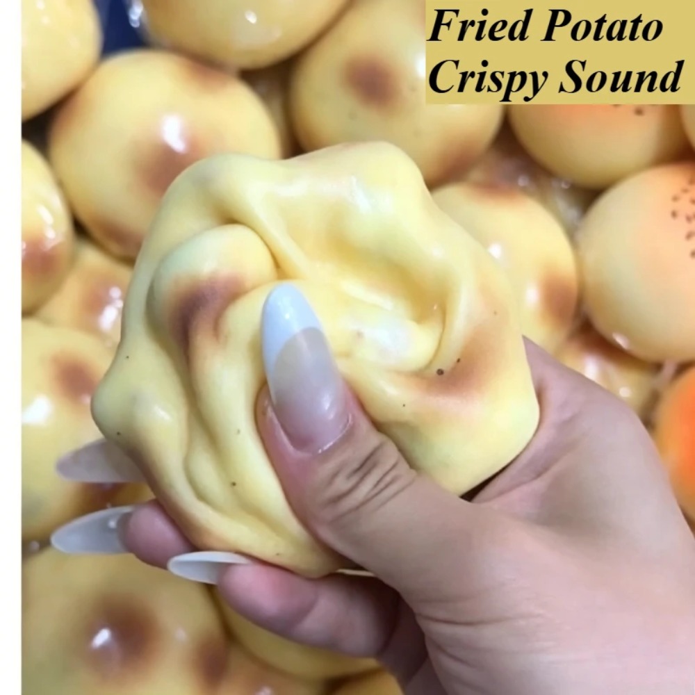 Novelty Gifts - Mainan Squishy Bentuk Kentang Goreng, Suara