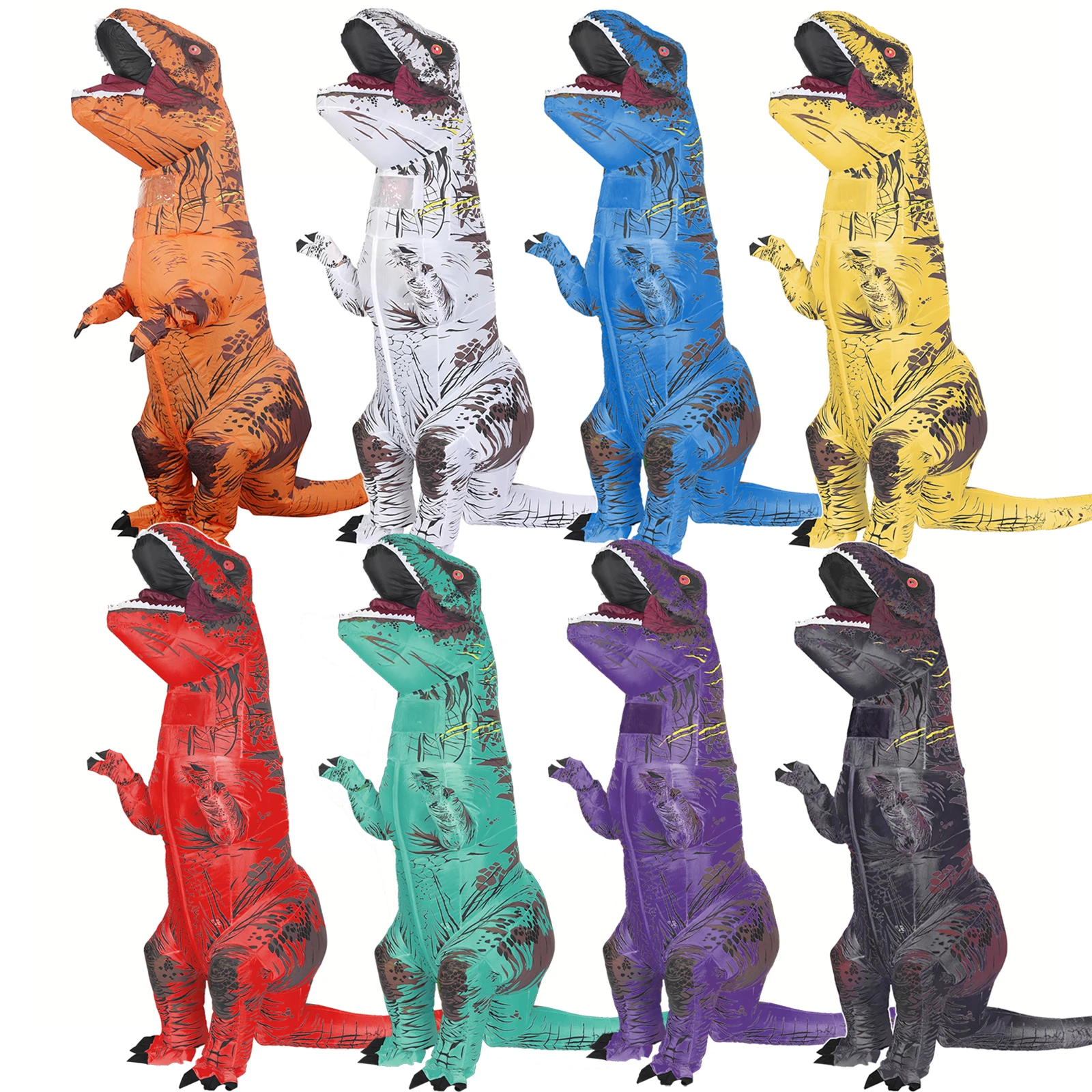 Inflatable Dinosaur Costume Adult - Kostum Dinosaurus Tiup Tyrannosaurus T-rex untuk
