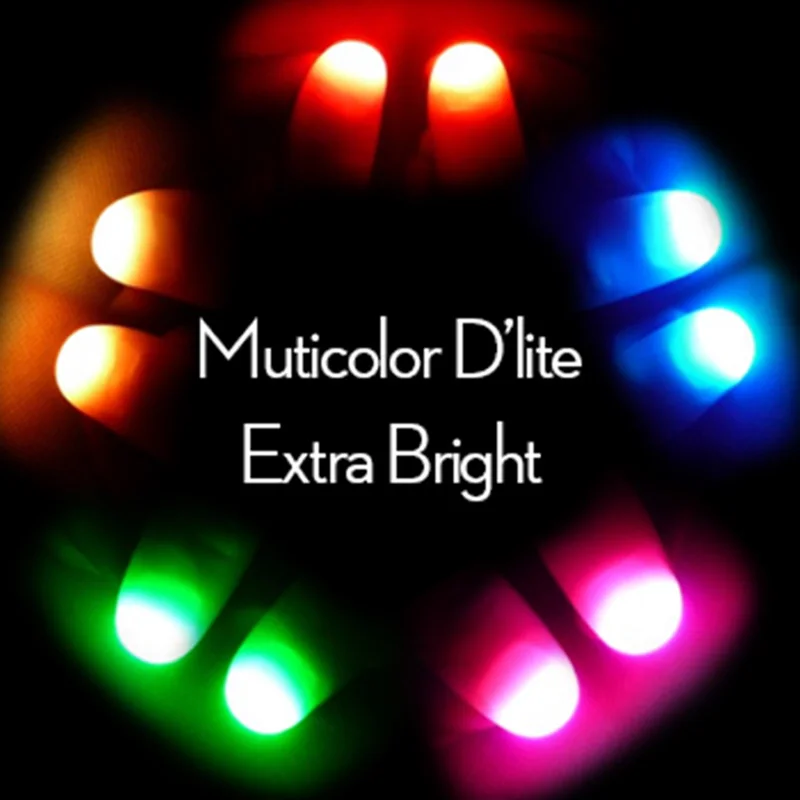 Thumb Tip Magic Trick Set - Lampu LED Super Ujung Jari Tujuh