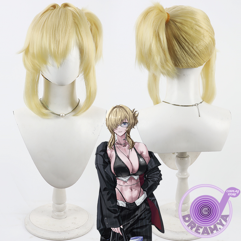 Wig Cosplay Grave Nikke Dewi K - Anime Cosplay Wig Heat Resistant ulasan dan harga