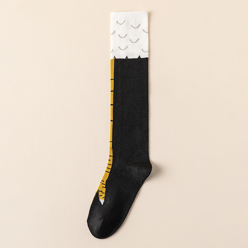 Kaos Kaki Pria 1/2paris Motif  - Funny Chicken Leg Socks ulasan dan harga