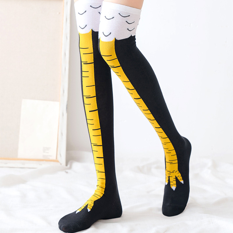 1 Pasang Kaus Kaki Setinggi Lu - Funny Chicken Leg Socks ulasan dan harga