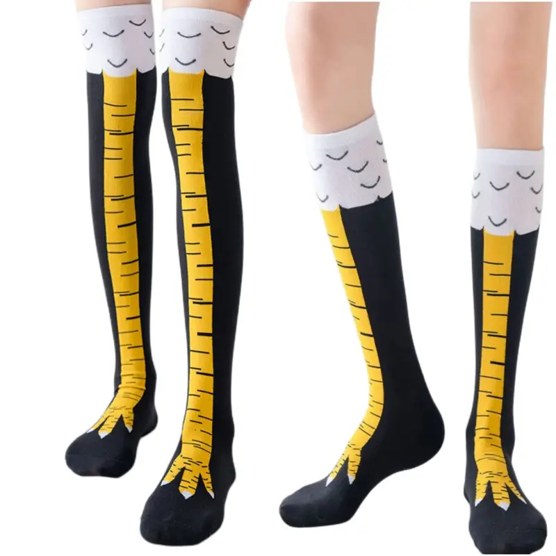 1/2/4 Pasang Kaus Kaki Setingg - Funny Chicken Leg Socks ulasan dan harga