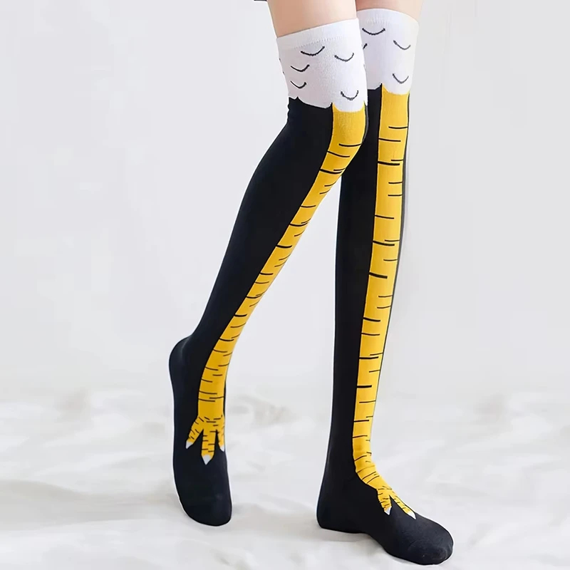 1/2/4 Pasang Kaus Kaki Setingg - Funny Chicken Leg Socks ulasan dan harga