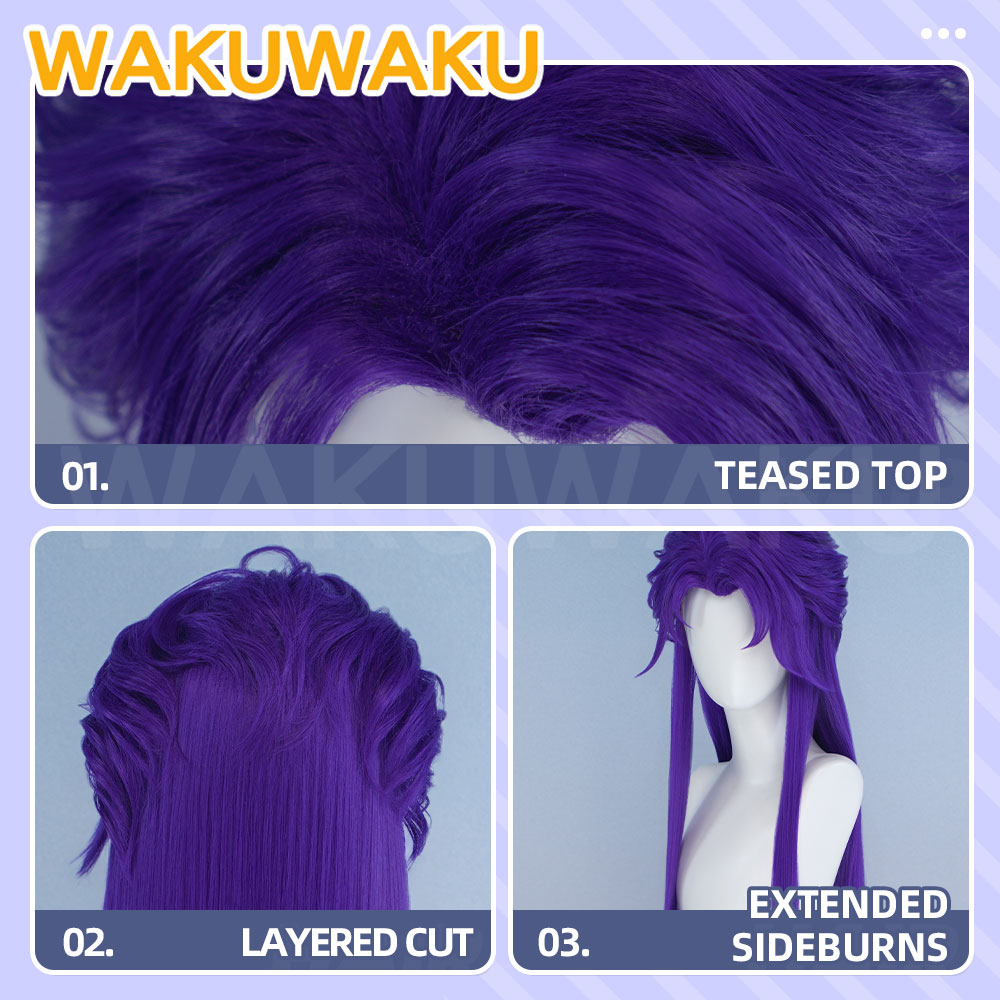 TERSEDIA Wig Cosplay Jester Ga - Anime Cosplay Wig Heat Resistant ulasan dan harga