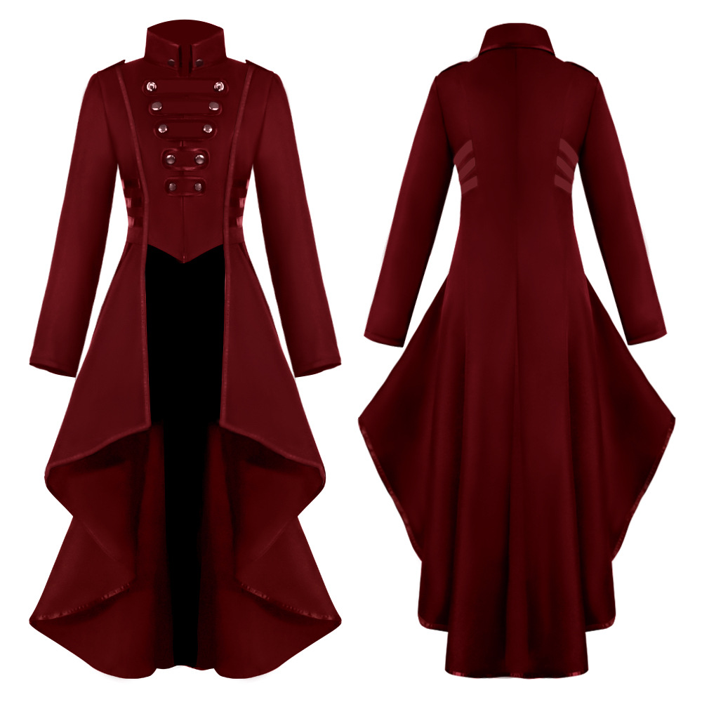 Gaun Bajak Laut Gotik Kostum H - Medieval Renaissance Dress Women ulasan dan harga