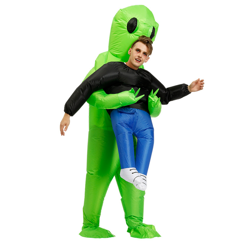 Kostum tiup et-alien Monster M - Inflatable Dinosaur Costume Adult ulasan dan harga