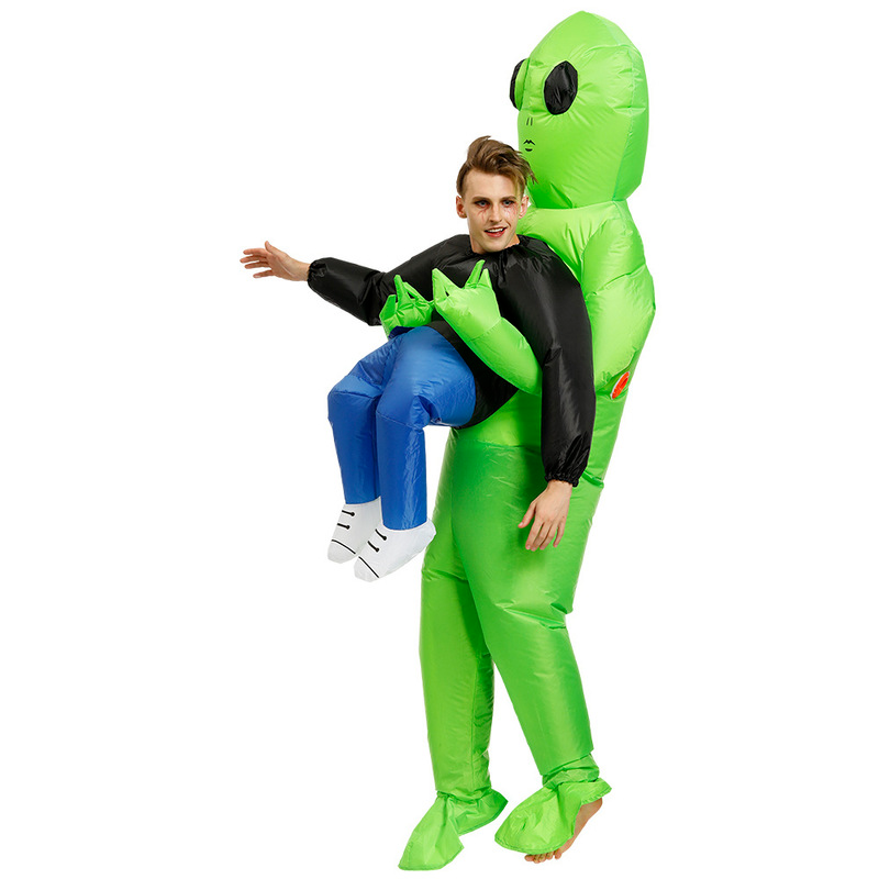 Kostum tiup et-alien Monster M - Inflatable Dinosaur Costume Adult ulasan dan harga
