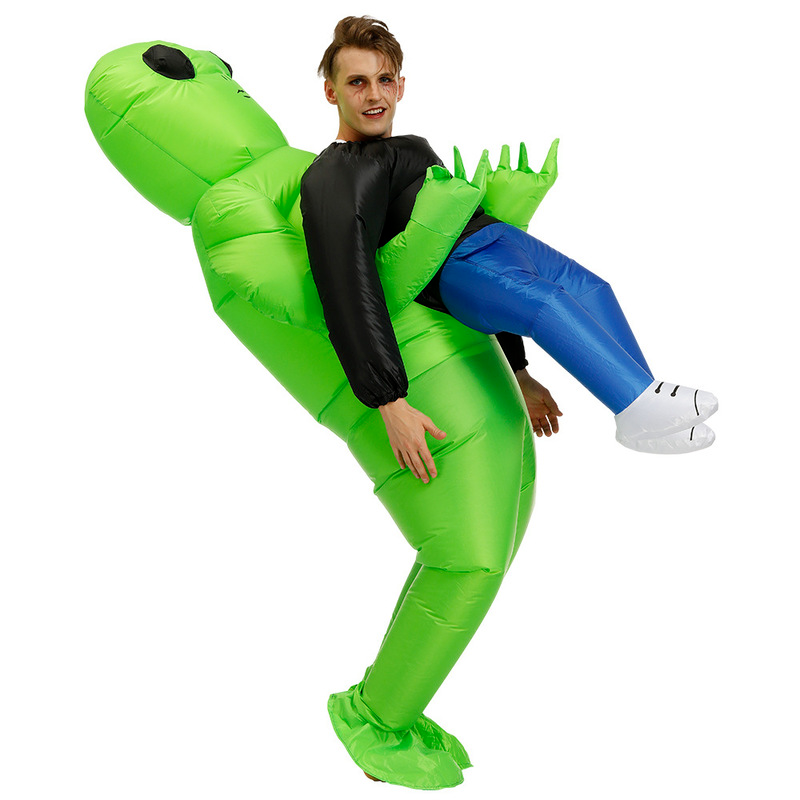 Kostum tiup et-alien Monster M - Inflatable Dinosaur Costume Adult ulasan dan harga