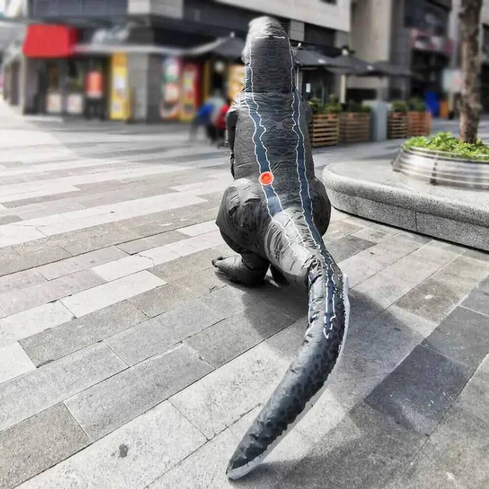 Kostum Dinosaurus Velociraptor - Inflatable Dinosaur Costume Adult ulasan dan harga