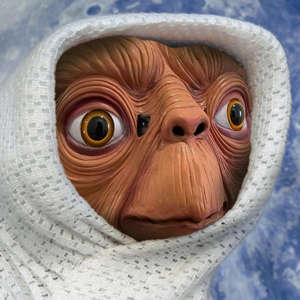 Topeng Lateks Alien ET Realist - Latex Alien Mask Realistic ulasan dan harga