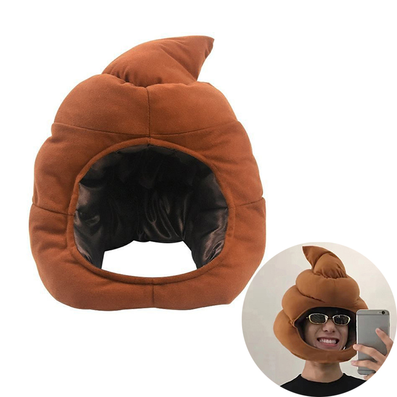 Topi lembut bentuk kotoran luc - Fake Poop Gag Gift ulasan dan harga
