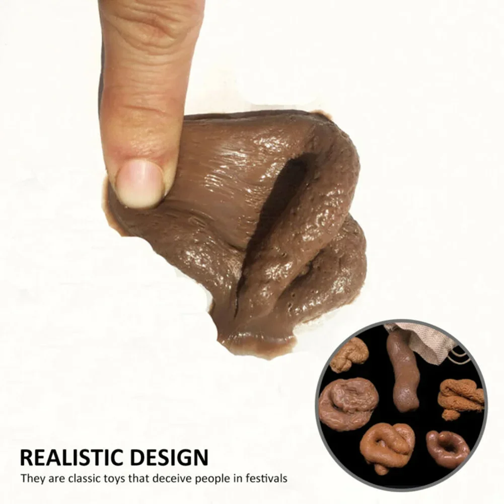 6 buah mainan lucu hadiah pest - Fake Poop Gag Gift ulasan dan harga