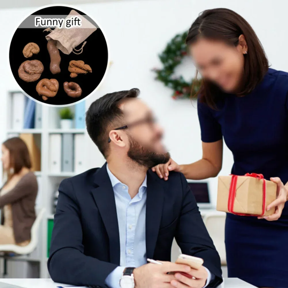 6 buah mainan lucu hadiah pest - Fake Poop Gag Gift ulasan dan harga