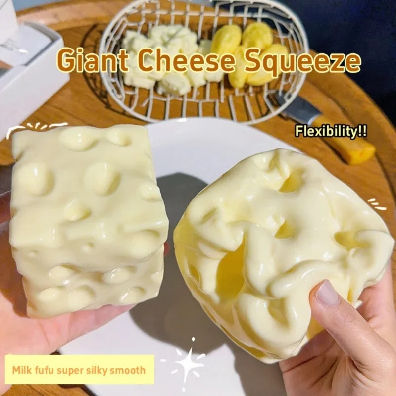 Taba Squishy Cheese Cube Bola  - Novelty Gifts ulasan dan harga