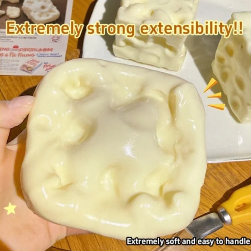 Taba Squishy Cheese Cube Bola  - Novelty Gifts ulasan dan harga