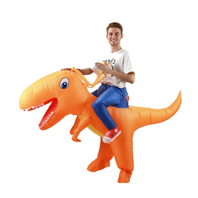 Kostum Tiup Kelinci Dinosaurus - Inflatable Dinosaur Costume Adult ulasan dan harga