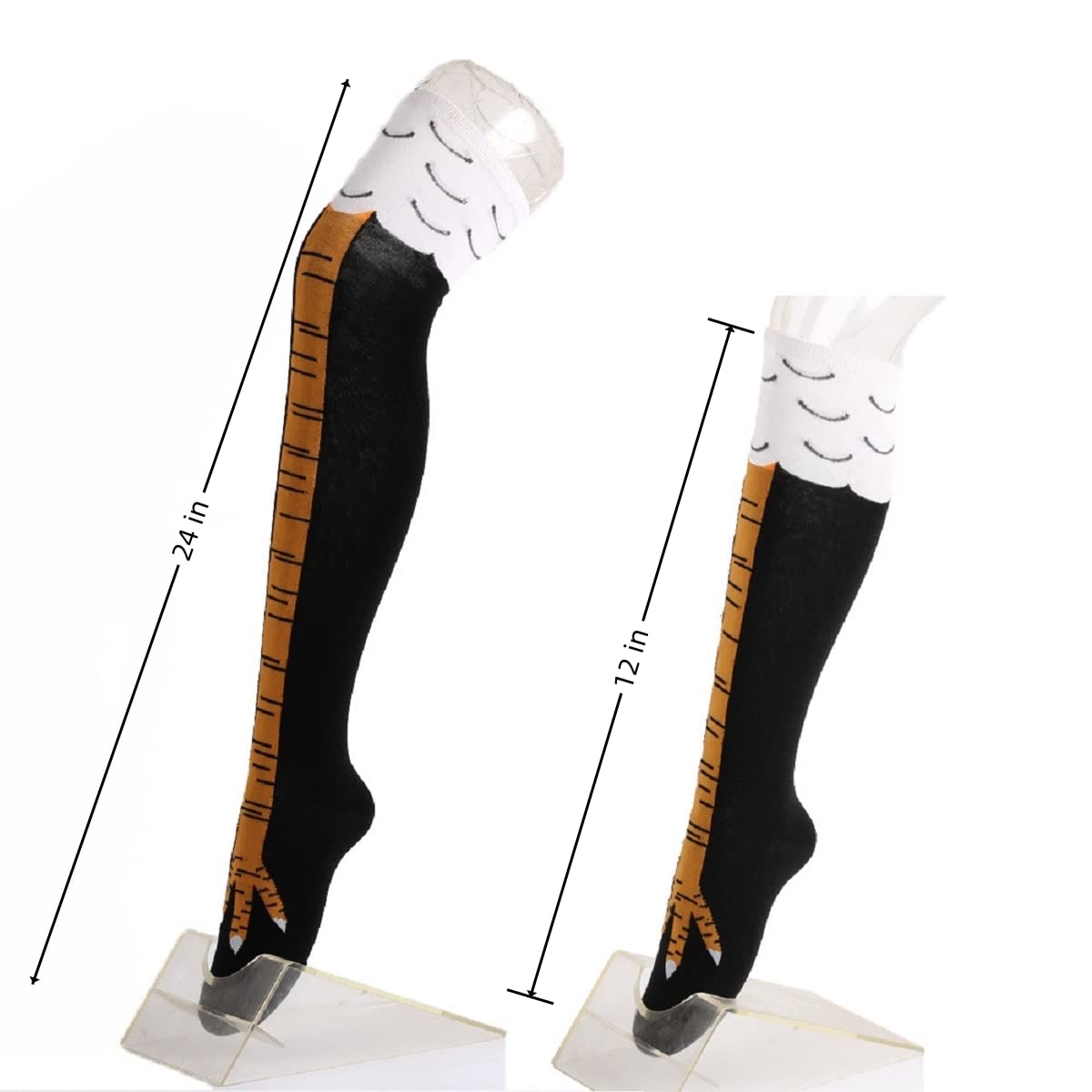 1/2 pasang Kaus Kaki Setengah  - Funny Chicken Leg Socks ulasan dan harga