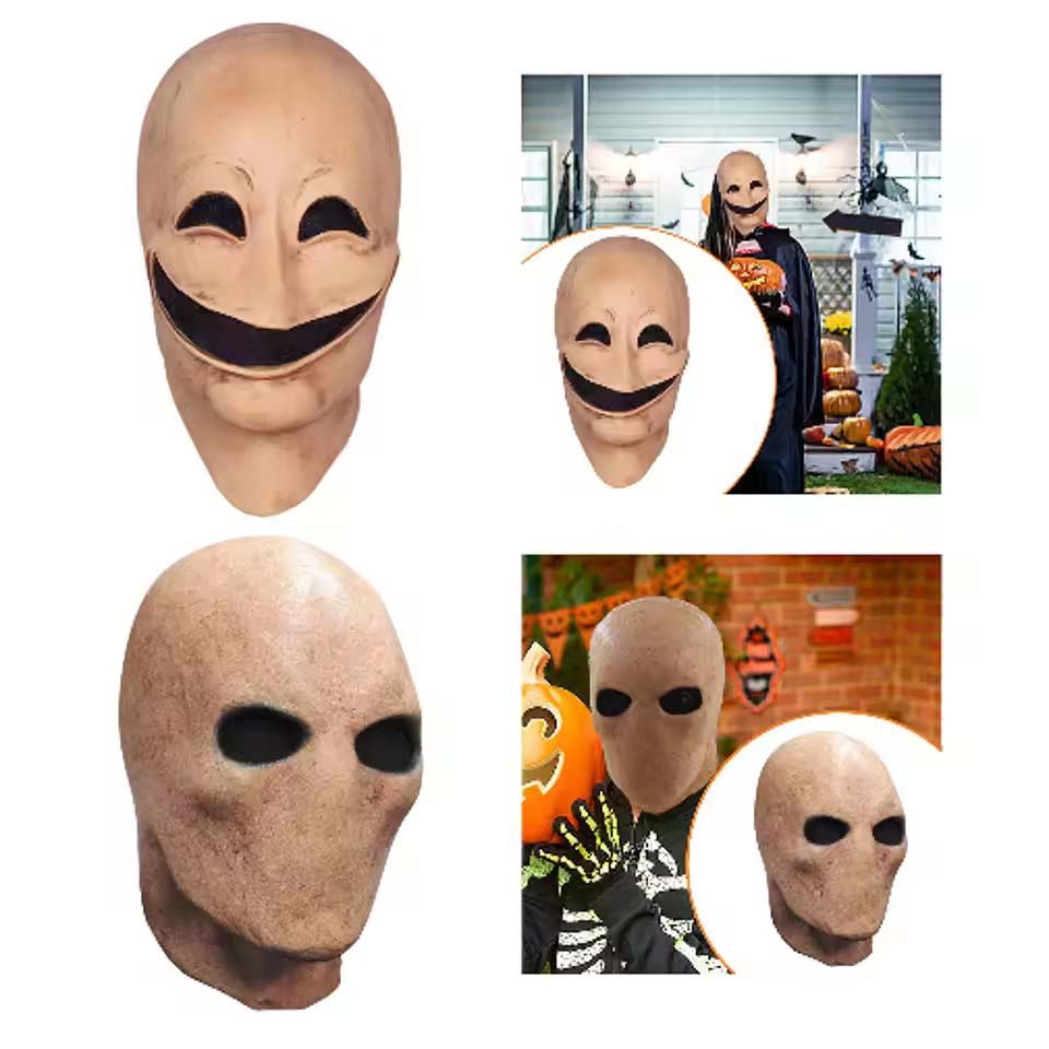 Topeng Slenderman Halloween Pr - Latex Alien Mask Realistic ulasan dan harga