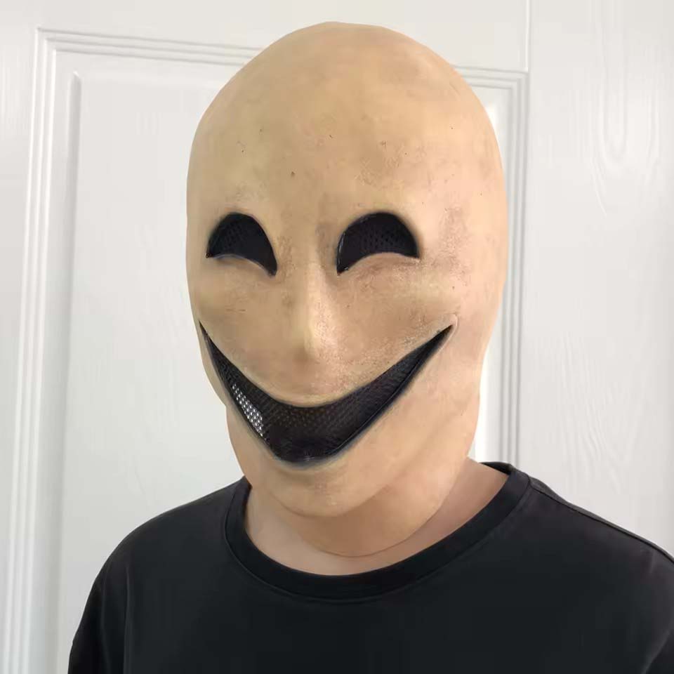 Topeng Slenderman Halloween Pr - Latex Alien Mask Realistic ulasan dan harga