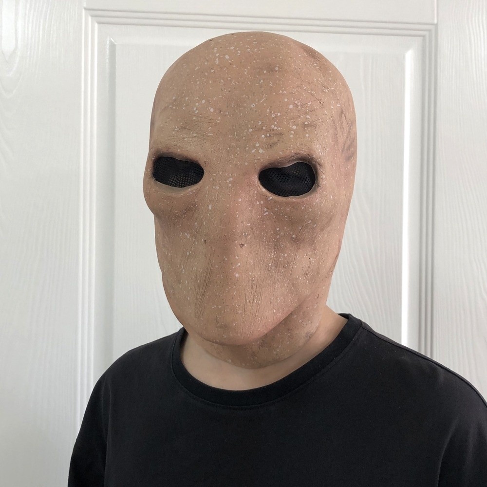 Topeng Slenderman Halloween Ta - Latex Alien Mask Realistic ulasan dan harga