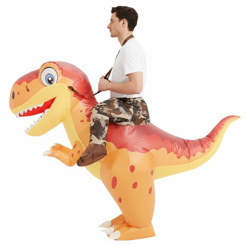 Kostum T-Rex Dinosaurus Tiup D - Costumes ulasan dan harga