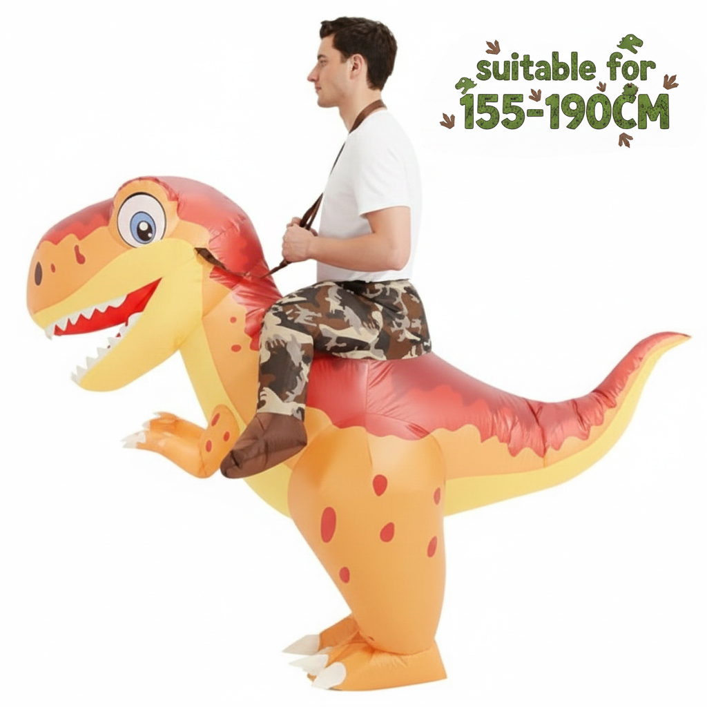 Kostum T-Rex Dinosaurus Tiup D - Costumes ulasan dan harga