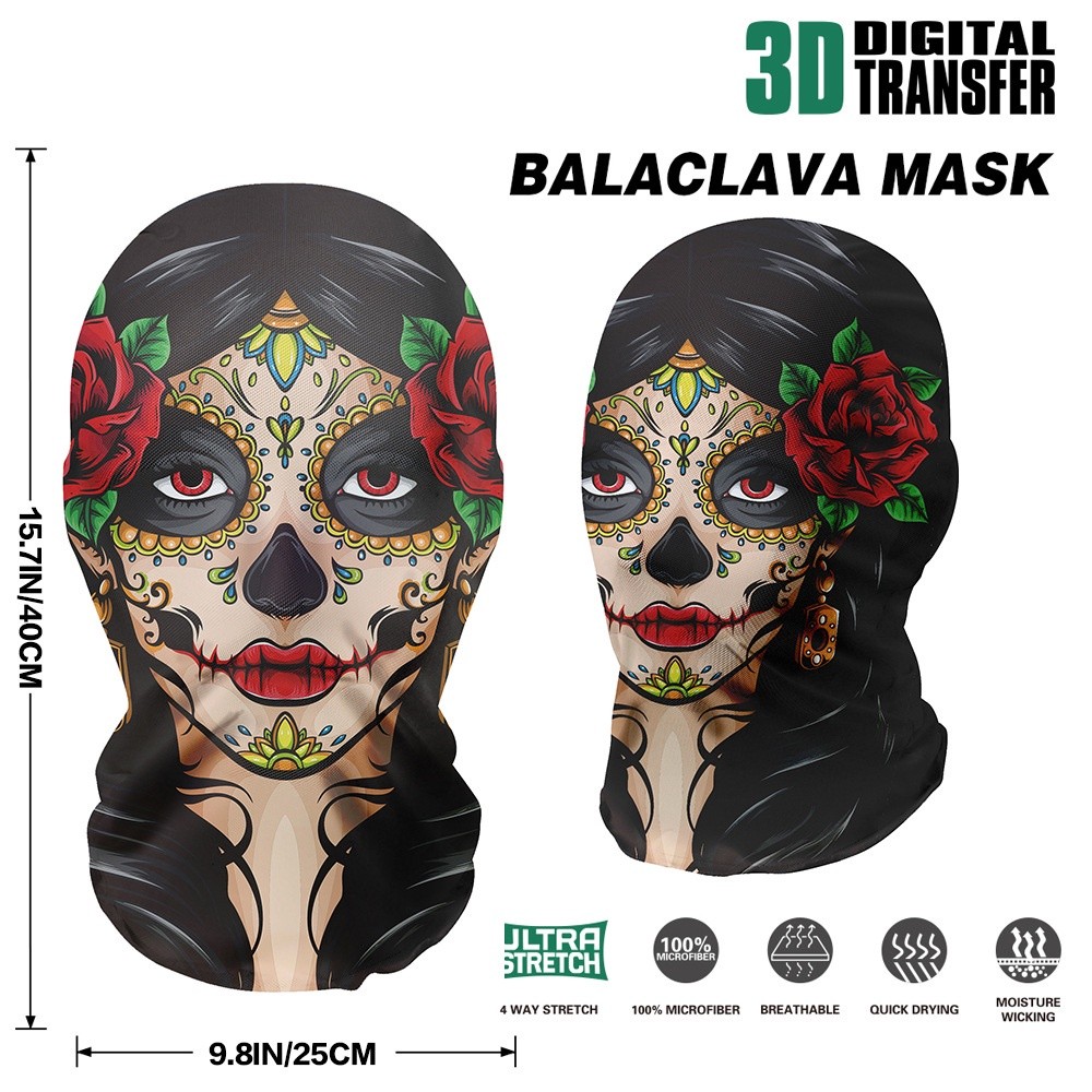 Topeng Balaclava Jaring Penutu - Led Purge Mask Halloween ulasan dan harga