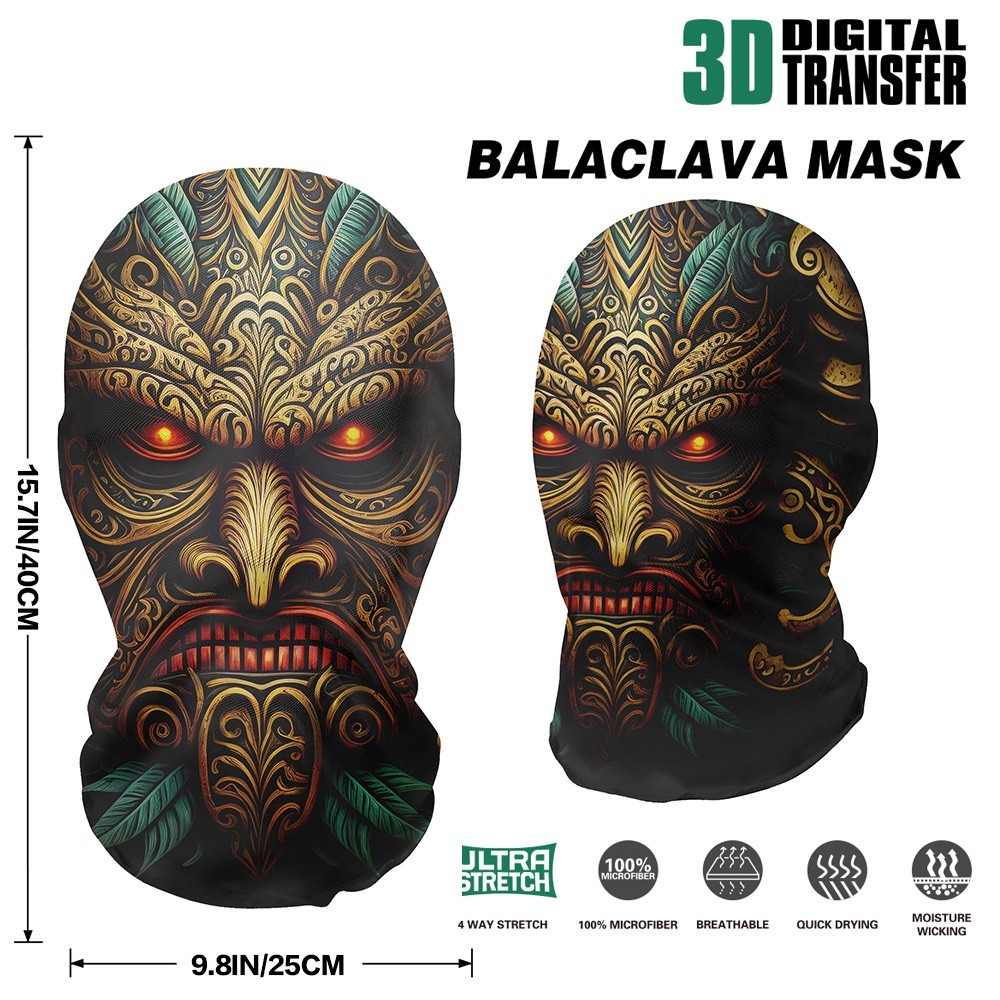 Topeng Balaclava Jaring Penutu - Led Purge Mask Halloween ulasan dan harga