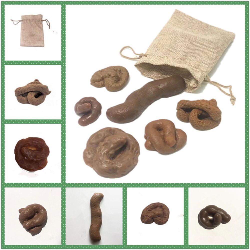6Pcs Mainan Antistress Kotoran - Fake Poop Gag Gift ulasan dan harga
