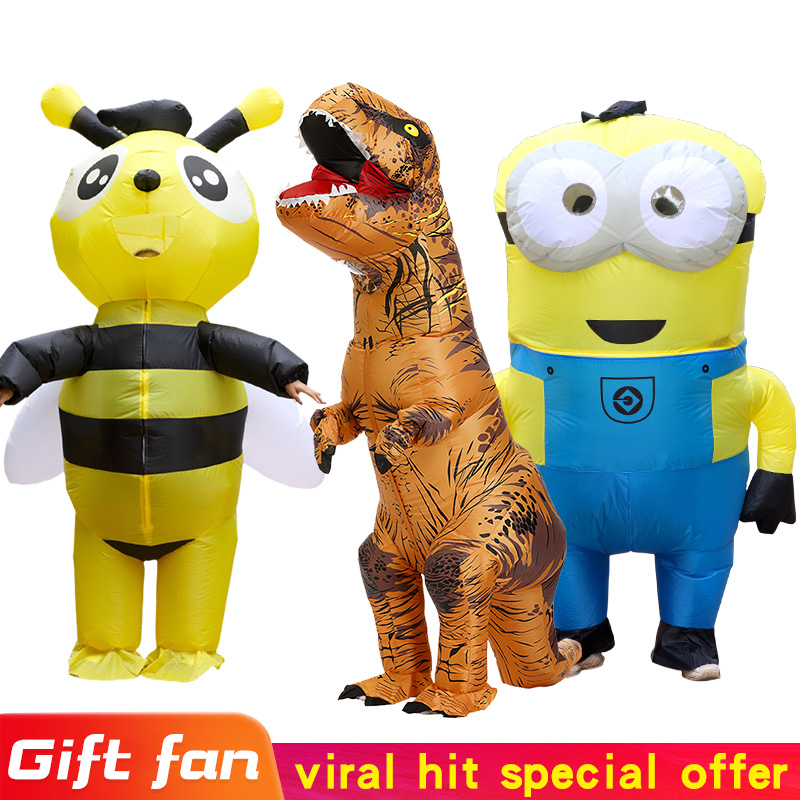 Kostum Pesta Tikus Tiup Pria d - Inflatable Dinosaur Costume Adult ulasan dan harga