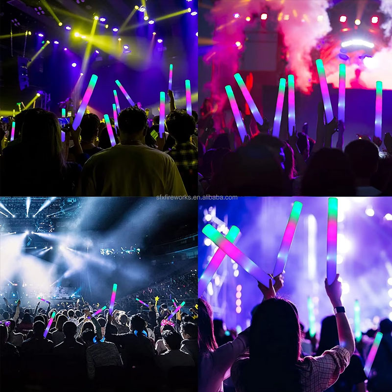20 Buah Tongkat Cahaya Busa Wa - Flashing Led Foam Sticks Party ulasan dan harga