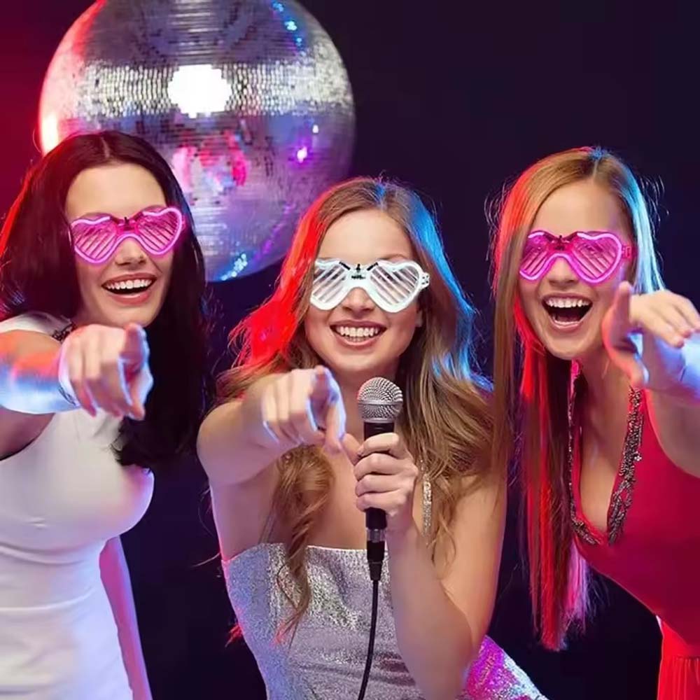 10/20/50 Buah Kacamata Menyala - Glow In The Dark Party Glasses ulasan dan harga