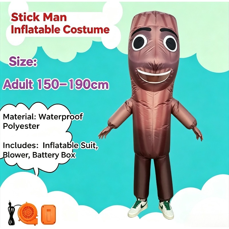 Kostum tiup manusia tongkat ka - Inflatable Dinosaur Costume Adult ulasan dan harga