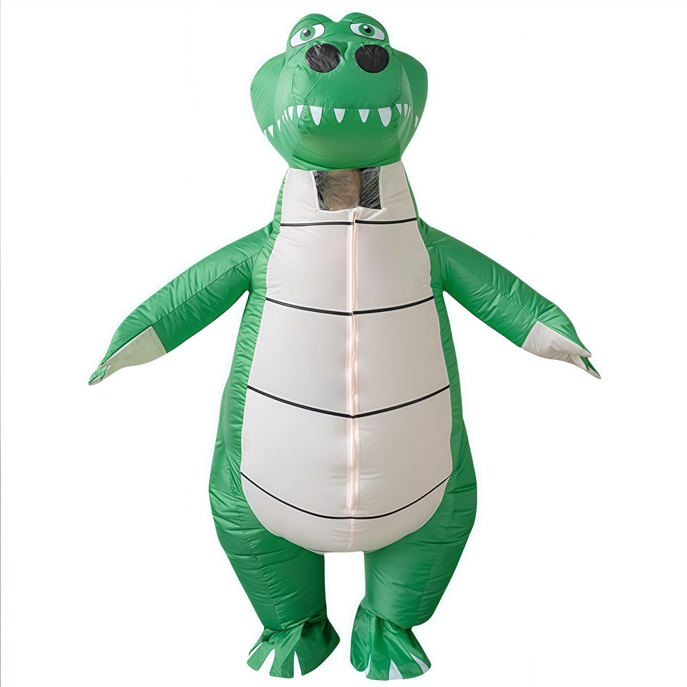 Kostum Dinosaurus Buaya Tiup C - Inflatable Dinosaur Costume Adult ulasan dan harga