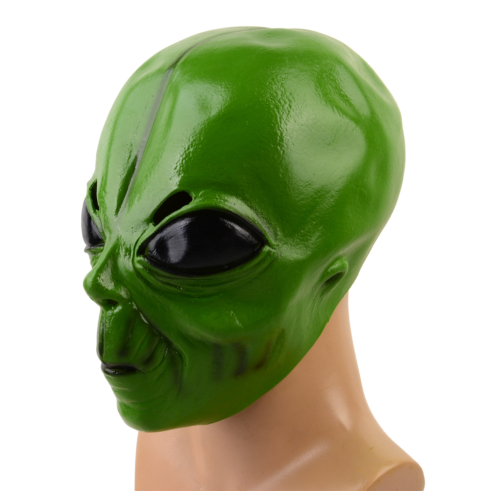 1 Buah Masker Kepala Alien Hij - Latex Alien Mask Realistic ulasan dan harga