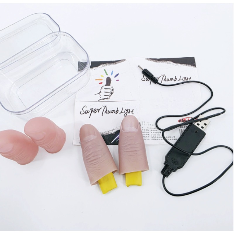 7 Set Lampu Warna-Warni dengan - Thumb Tip Magic Trick Set ulasan dan harga