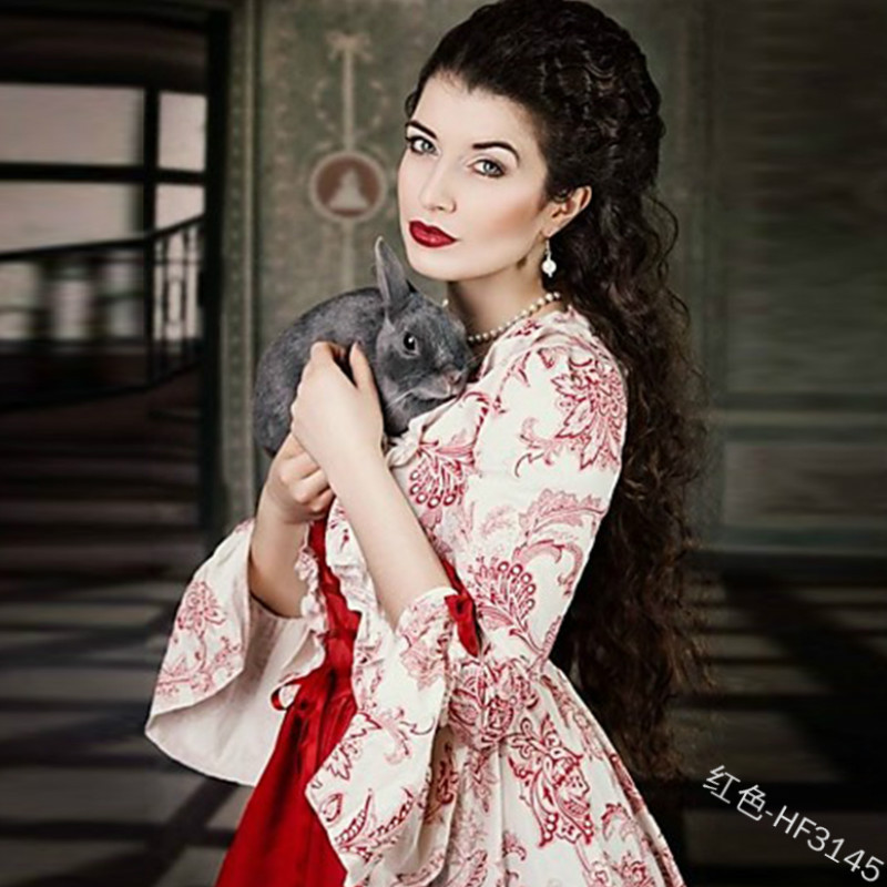 Gaun Cosplay Wanita Abad Perte - Medieval Renaissance Dress Women ulasan dan harga