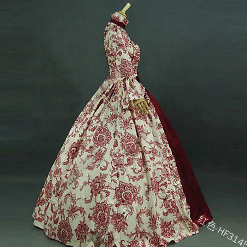 Gaun Cosplay Wanita Abad Perte - Medieval Renaissance Dress Women ulasan dan harga