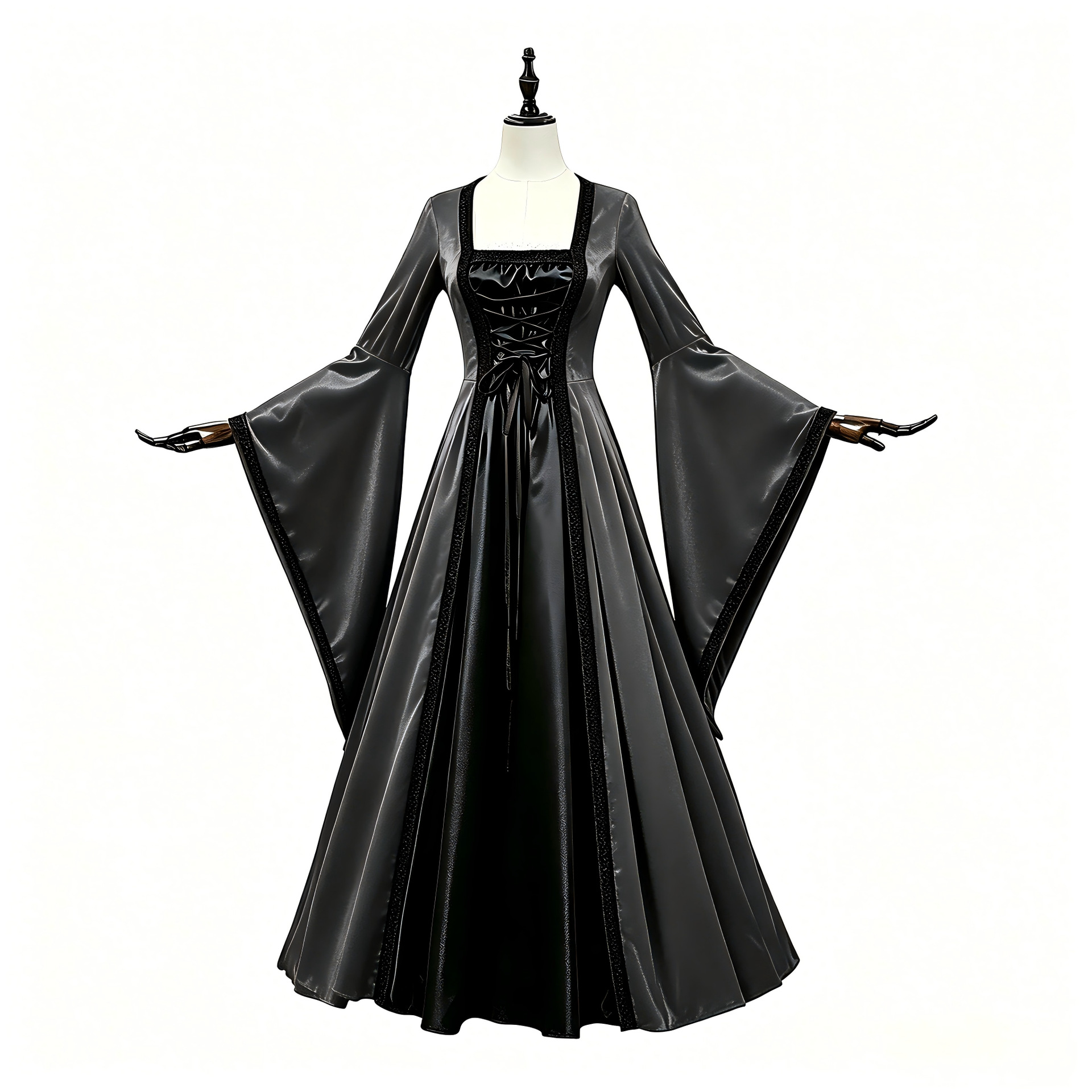 Kostum cosplay gaun korset vin - Medieval Renaissance Dress Women ulasan dan harga